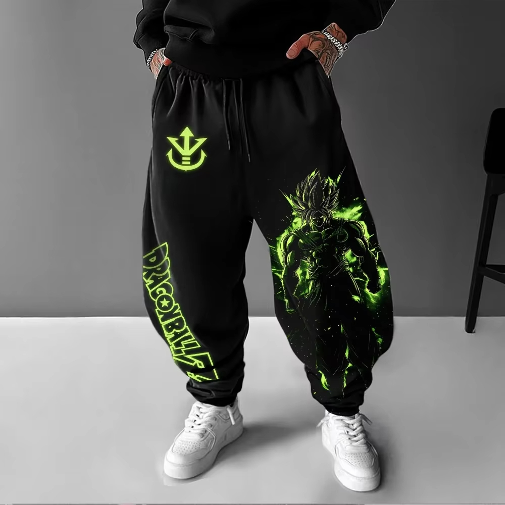 Winter Clothing Japan - Pantalones de Dragon Ball para hombre,