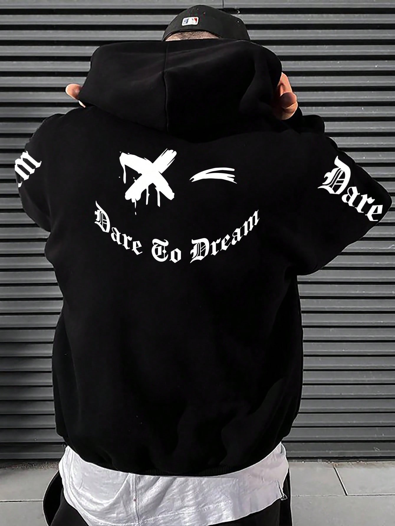 Winter Clothing Words - Dare Go Dream-sudaderas con estampado de