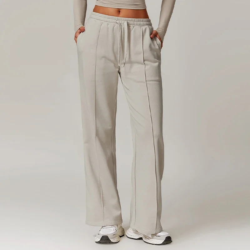 Winter Yoga Clothing - Pantalones de chándal deportivos holgados de
