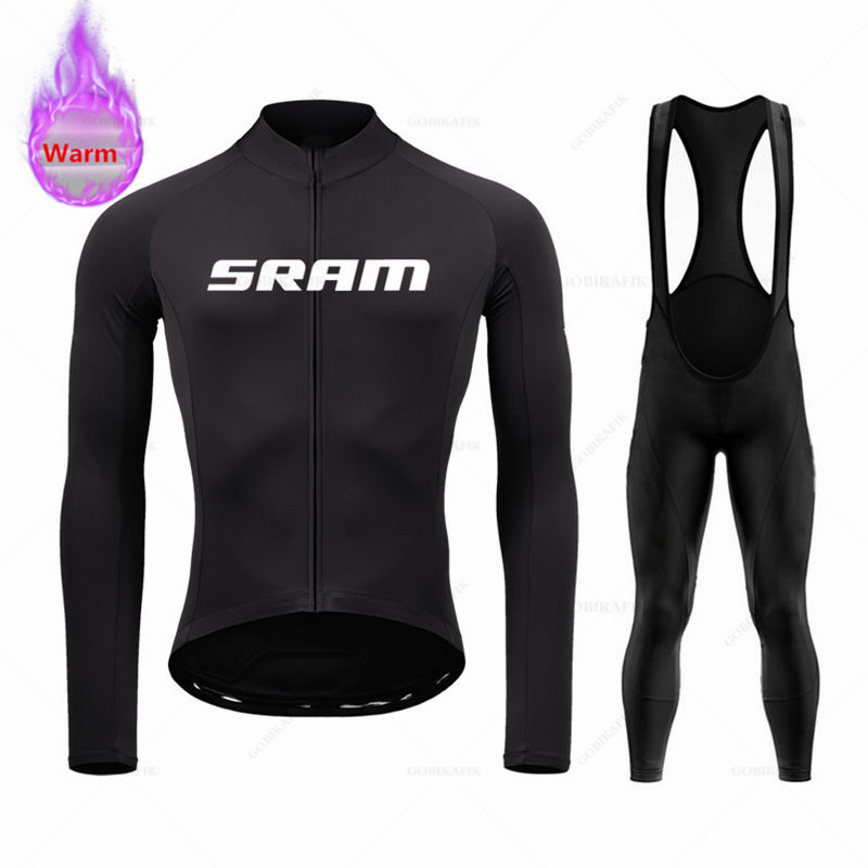 Winter Clothing Men Sale - Sram Team-Conjunto de Jersey de Ciclismo