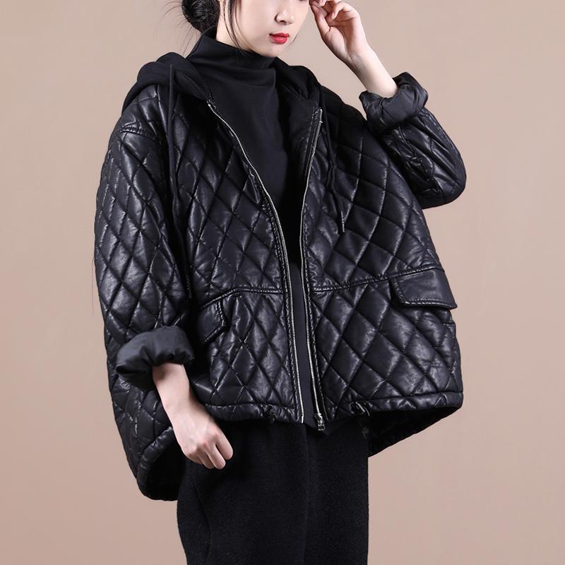 Chaqueta de cuero PU acolchada - Winter Clothing Pinterest reseña y precio