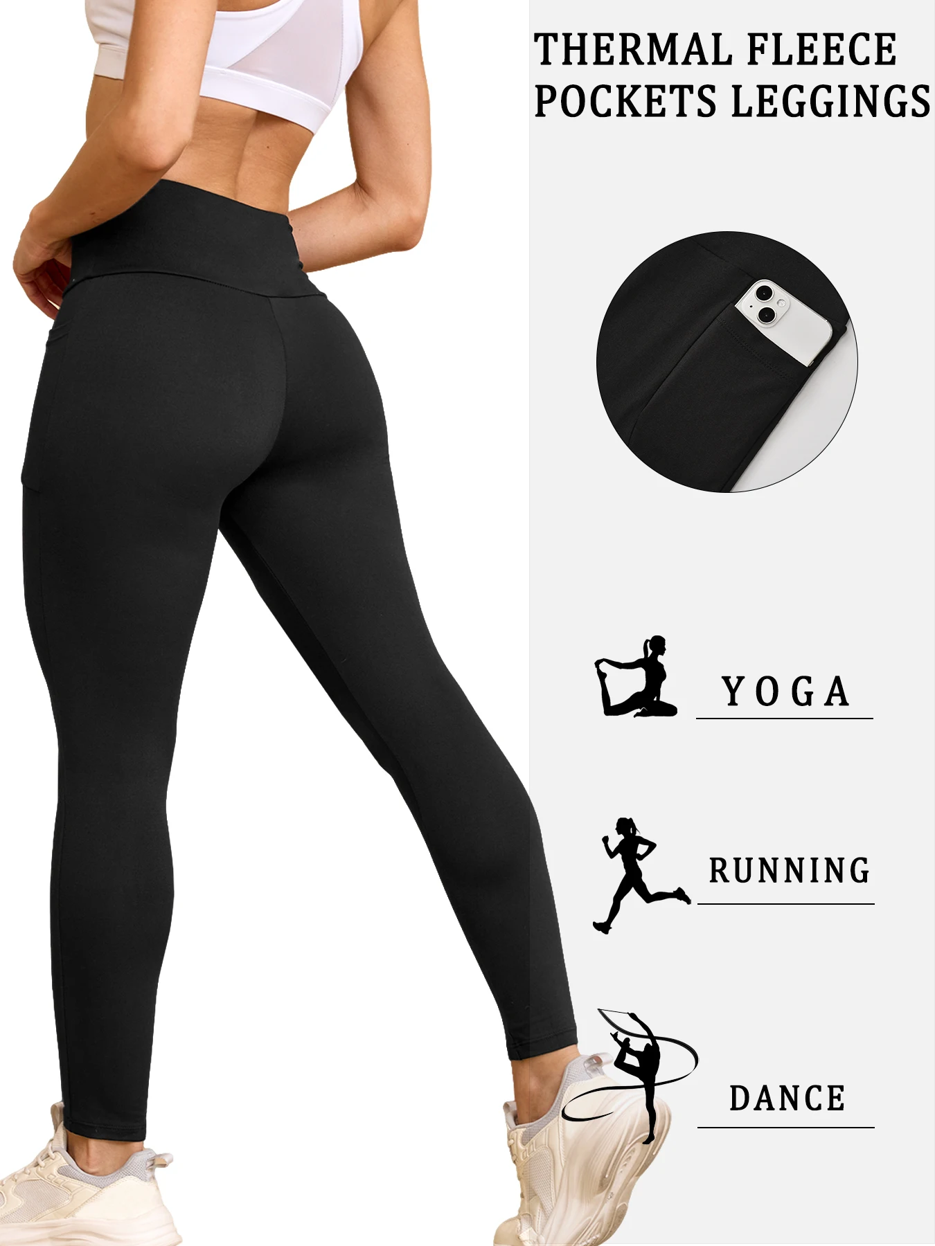 Leggings Térmicos para Mujer,  - Winter Yoga Clothing reseña y precio