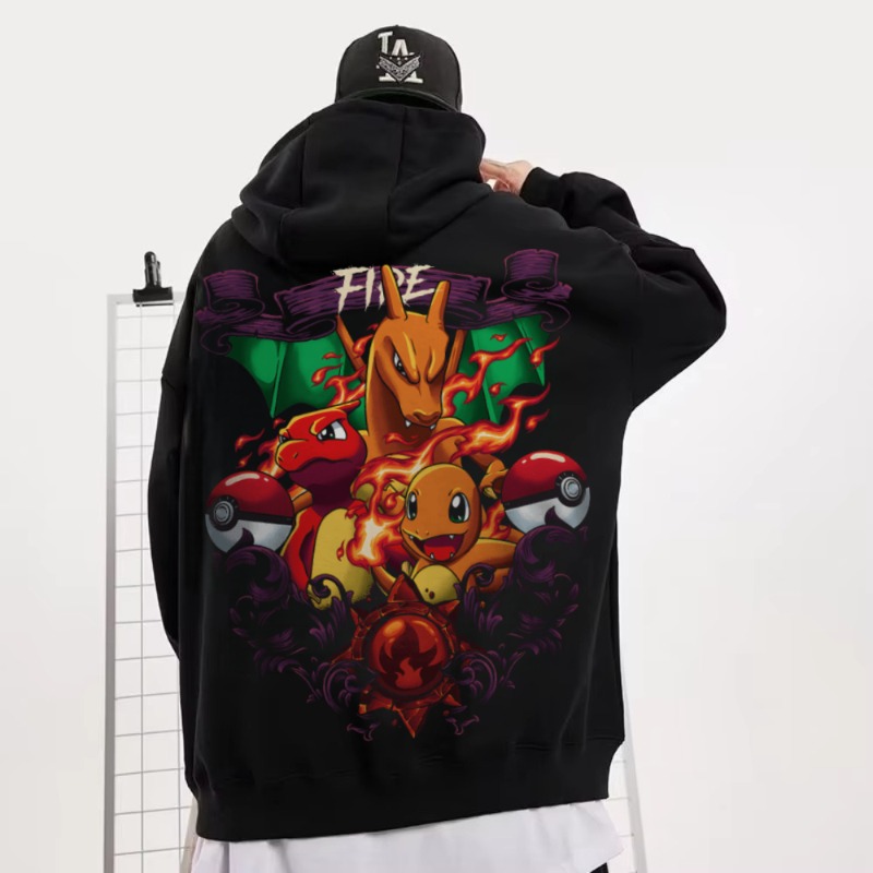 Sudadera con capucha negra de  - Winter Clothing Japan reseña y precio