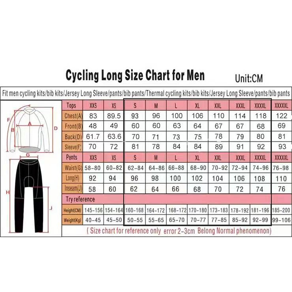 Conjunto de Jersey de Ciclismo - Winter Clothing Men Sale reseña y precio