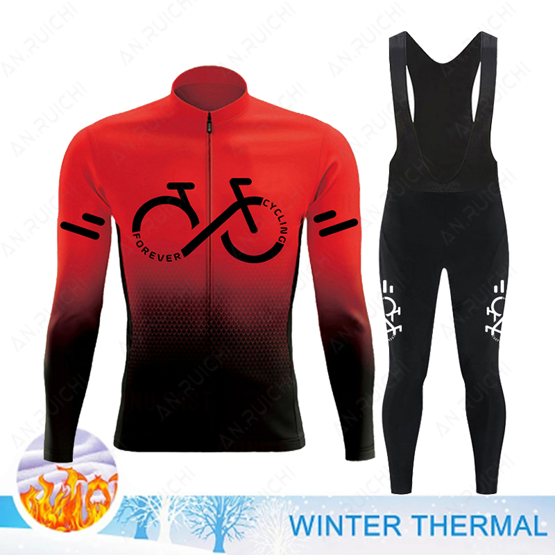 Conjunto de Jersey de Ciclismo - Winter Clothing Men Sale reseña y precio