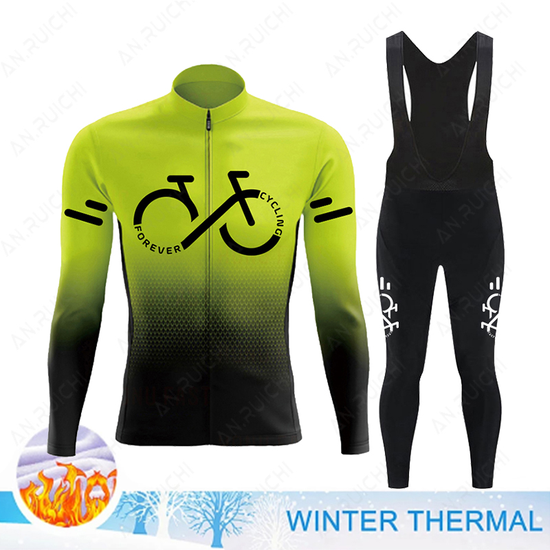 Conjunto de Jersey de Ciclismo - Winter Clothing Men Sale reseña y precio