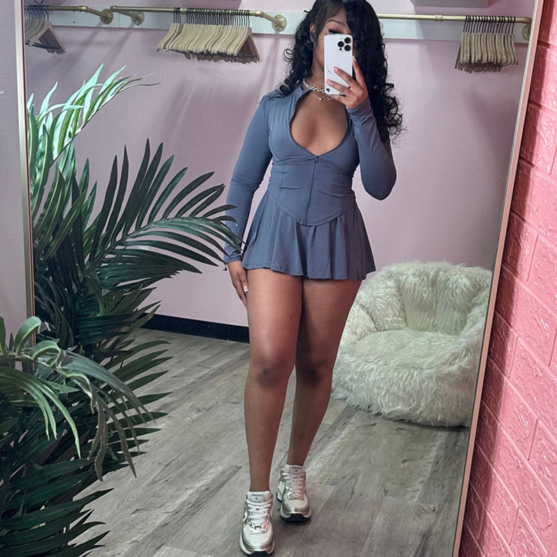 Conjunto de falda de dos pieza - Winter Yoga Clothing reseña y precio