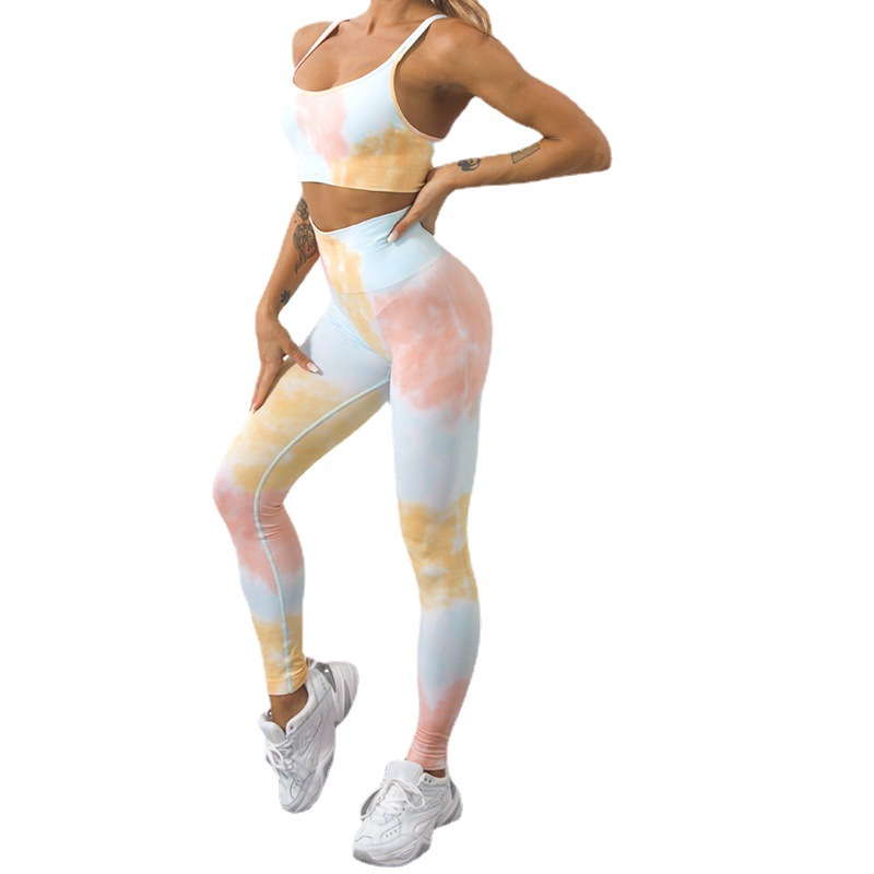 Pantalones de Yoga Tie Dye par - Winter Yoga Clothing reseña y precio