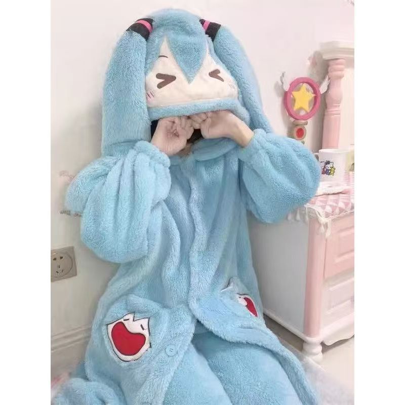 Pijamas de Anime Miku, Lindos  - Winter Clothing Japan reseña y precio
